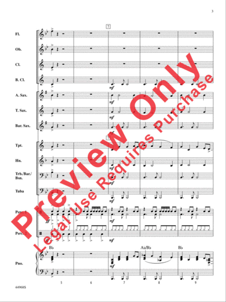 Moon Rocks Moon Rocks Concert Band scores gallery preview page 16