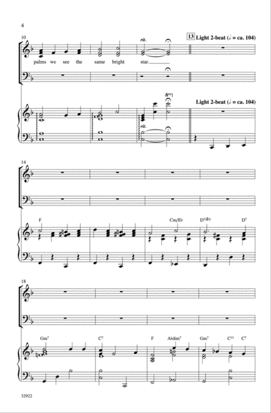 Mele Kalikimaka 3-Part scores gallery preview page 12