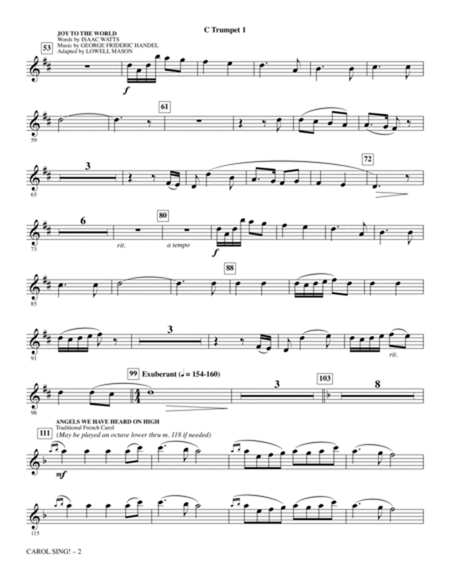 Carol Sing! - C Trumpet 1