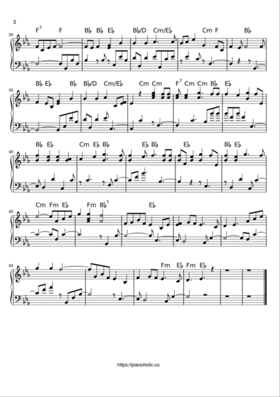Dancing In The Moonlight Piano Solo scores gallery preview page 2