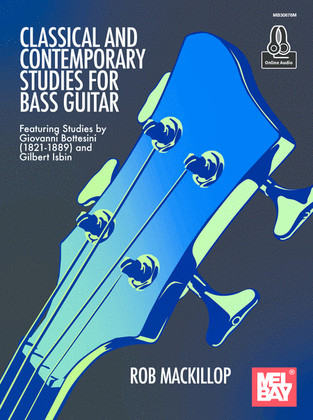 Book cover for Classical and Contemporary Studies for Bass Guitar