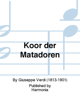 Book cover for Koor der Matadoren