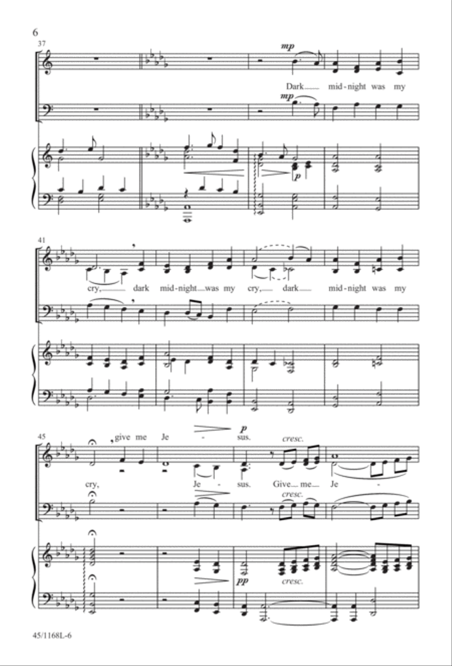 8 Anthems for About 12 Singers 3-Part scores gallery preview page 6