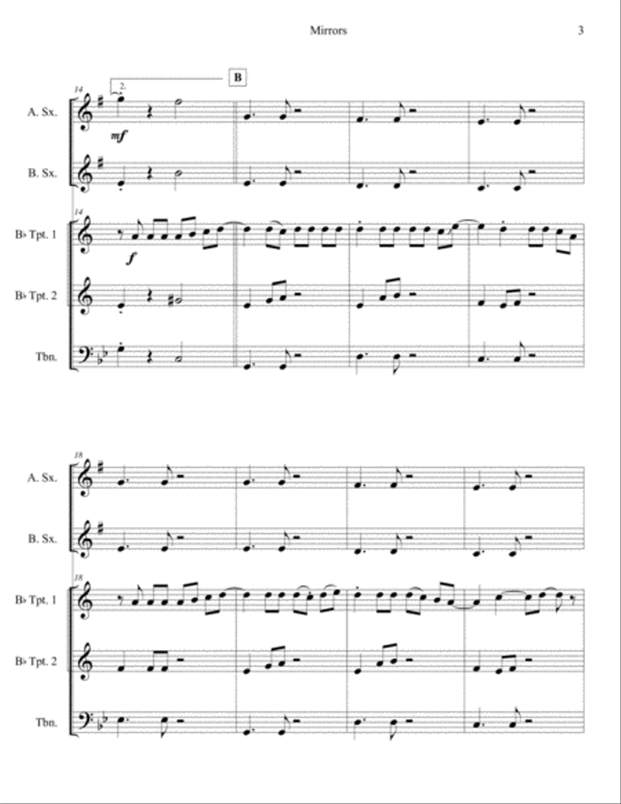 Mirrors Small Ensemble scores gallery preview page 4