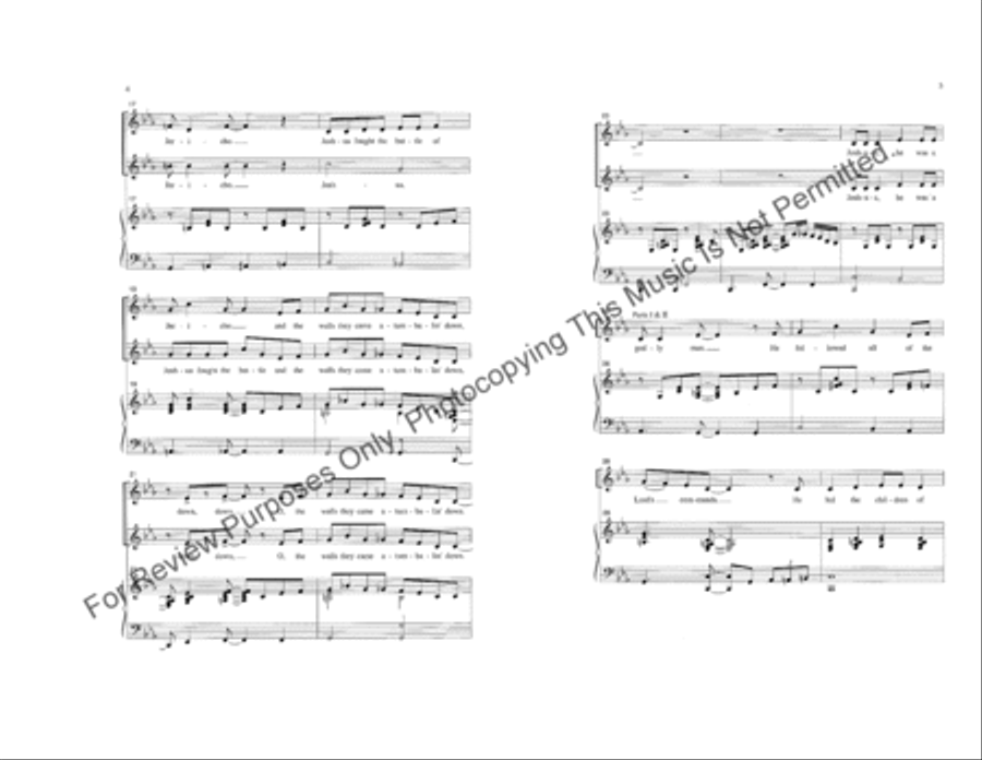Joshua 2-Part scores gallery preview page 3
