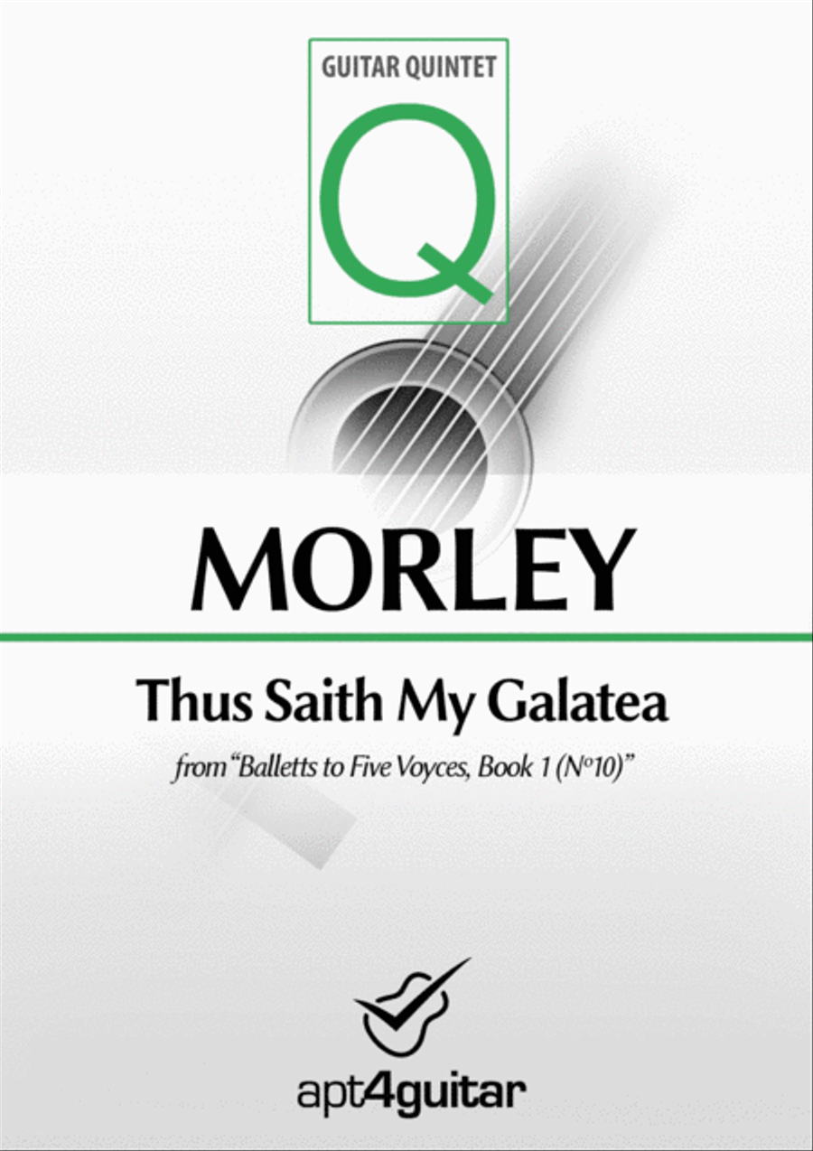 Thus Saith My Galatea Guitar Ensemble scores gallery preview page 1