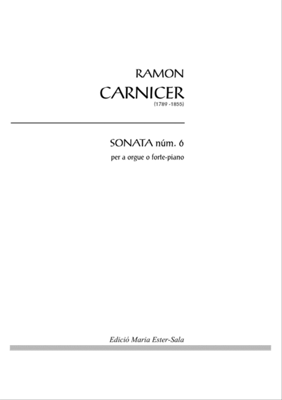 Sonata No. 6 Piano Solo scores gallery preview page 3