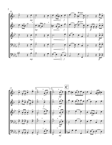 La Rejouissance (from "Heroic Music") (Eb) (Brass Quintet - 2 Trp, 1 Hrn, 1 Trb, 1 Tuba)