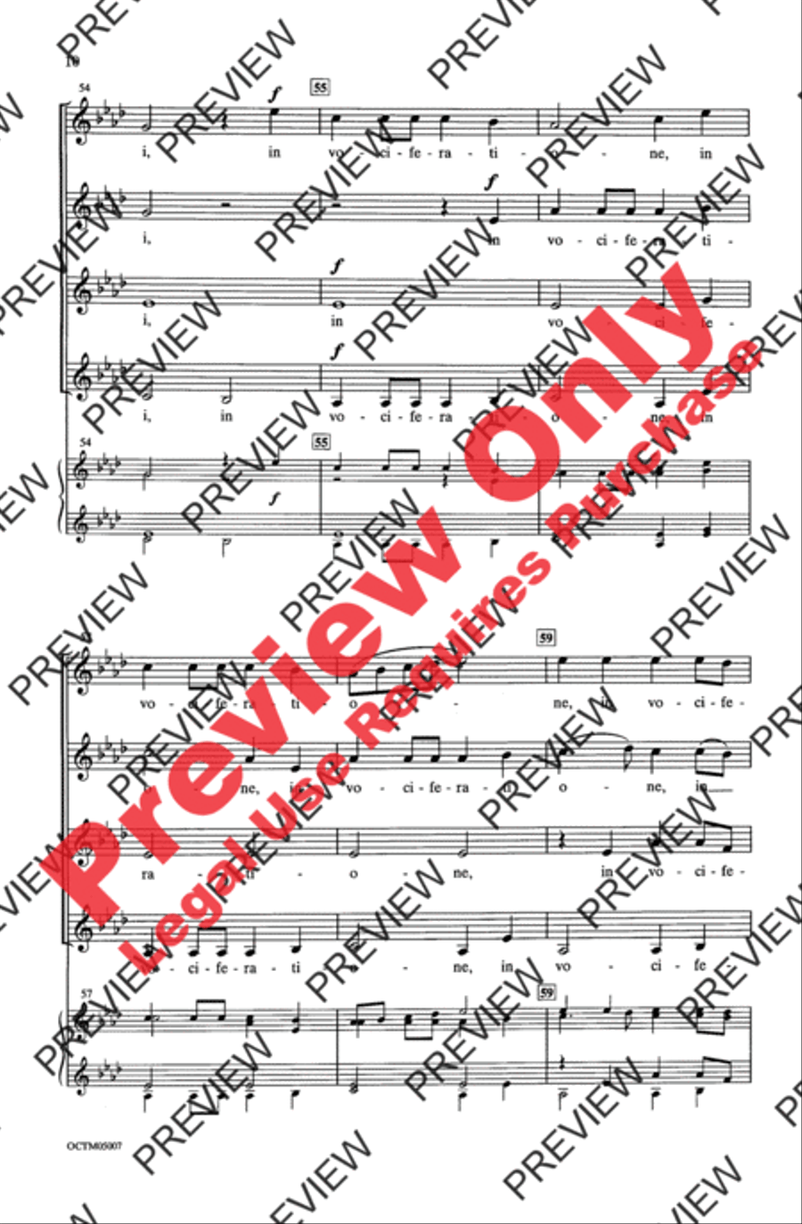 Exsultate Justi Women's Choir scores gallery preview page 10