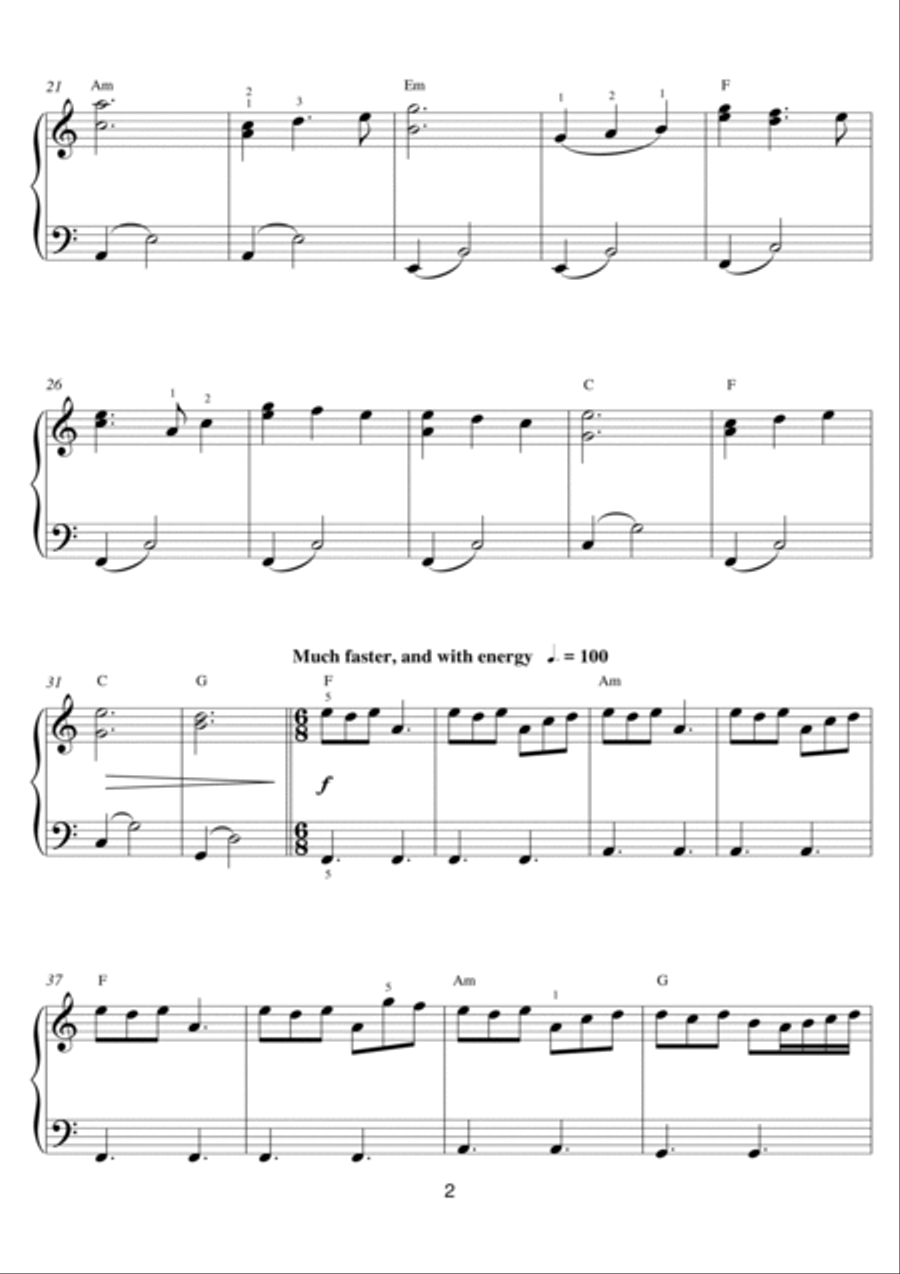 The Holiday (Main Theme) Piano scores gallery preview page 2