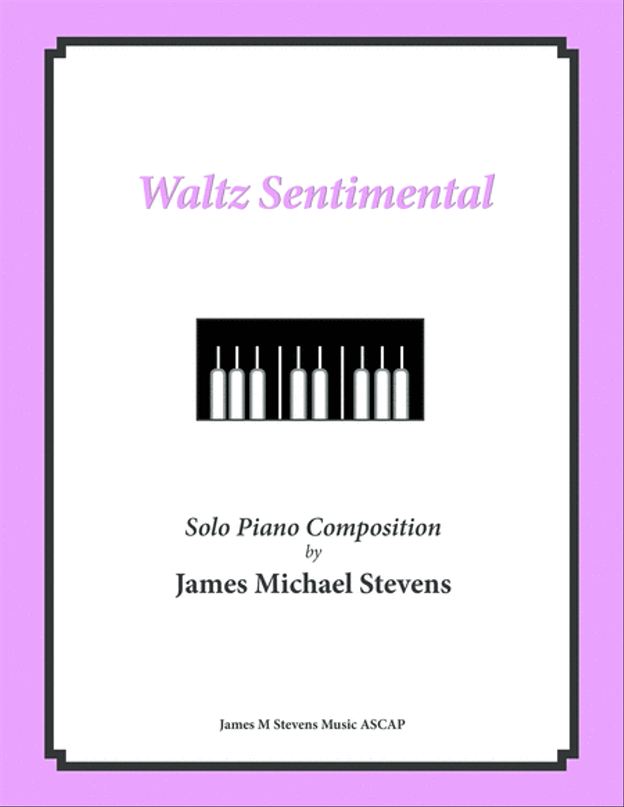 Waltz Sentimental (Romantic Piano) Piano Solo scores gallery preview page 1