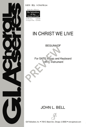 Book cover for In Christ We Live