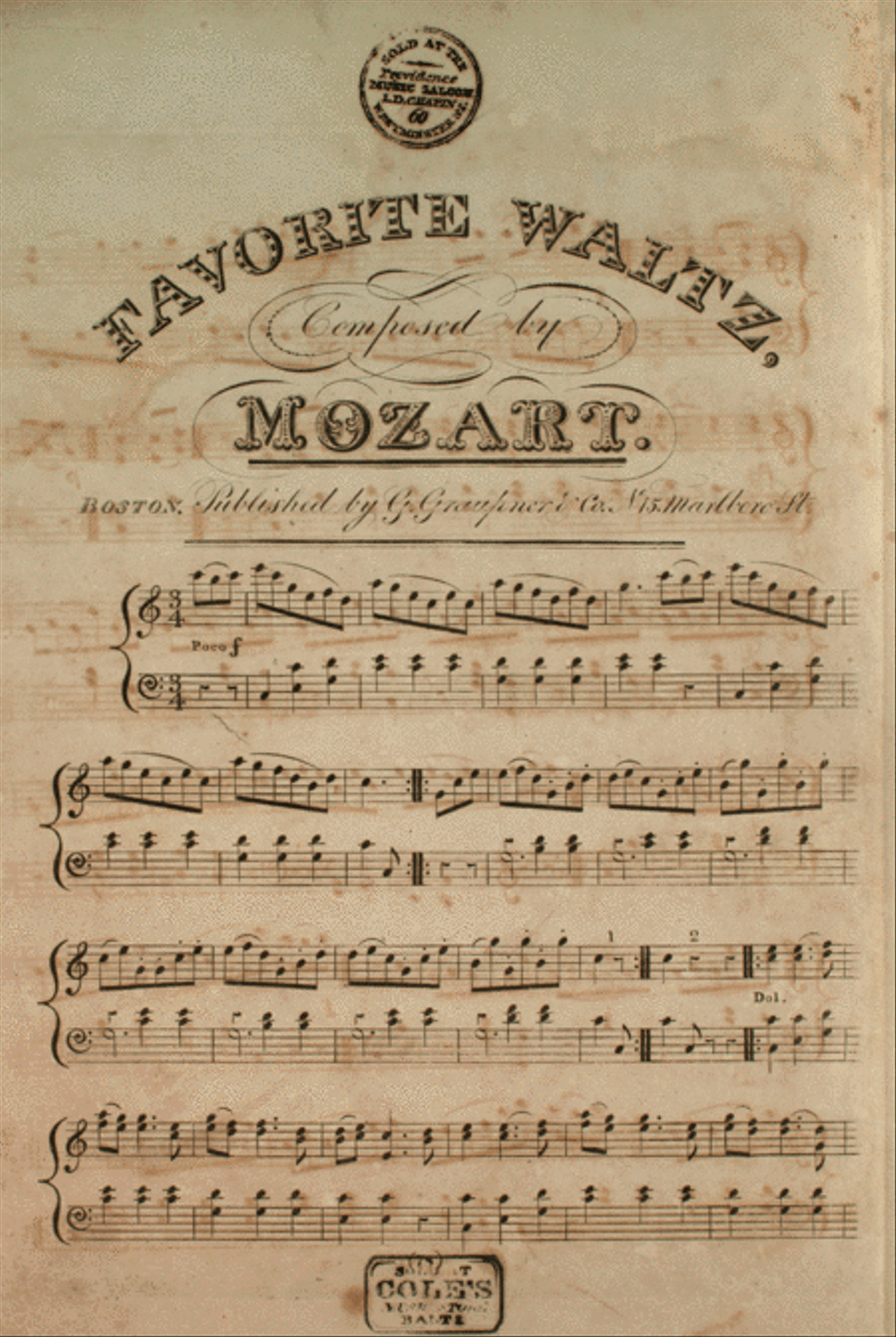 Favorite Waltz Piano Solo scores gallery preview page 1
