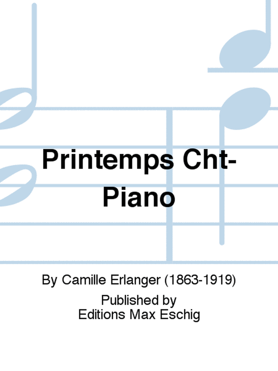 Printemps Cht-Piano