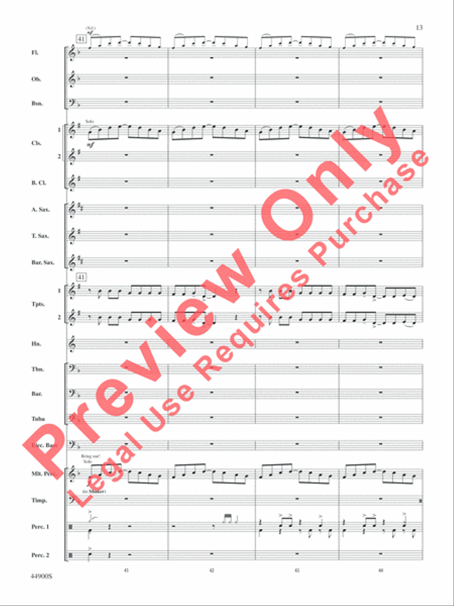 She's Kinda Hot Concert Band scores gallery preview page 14