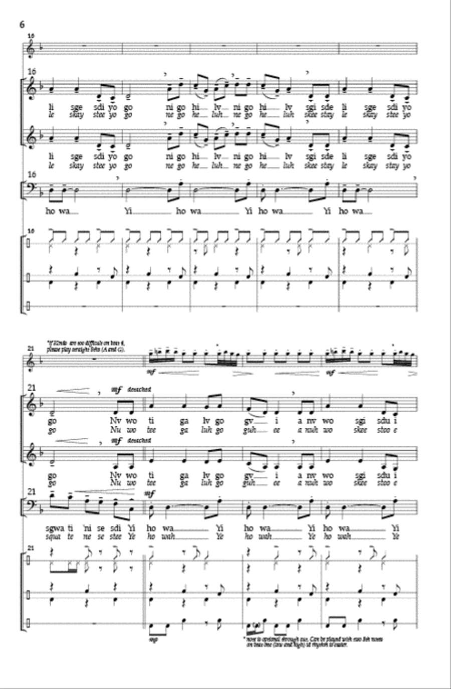 Guide Me As I Walk Along 3-Part scores gallery preview page 4
