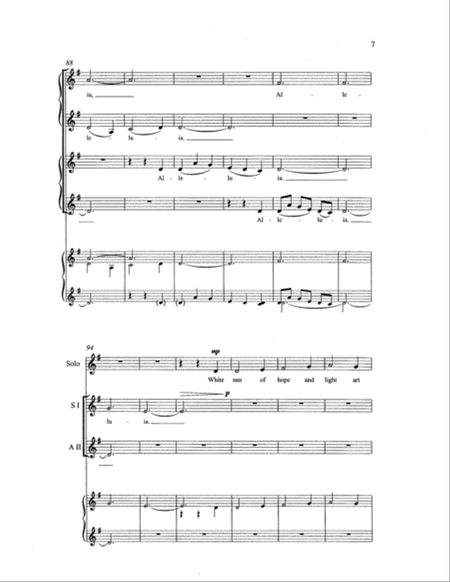 Hebrides Lullaby (The Christ Child's Lullaby) SA scores gallery preview page 6