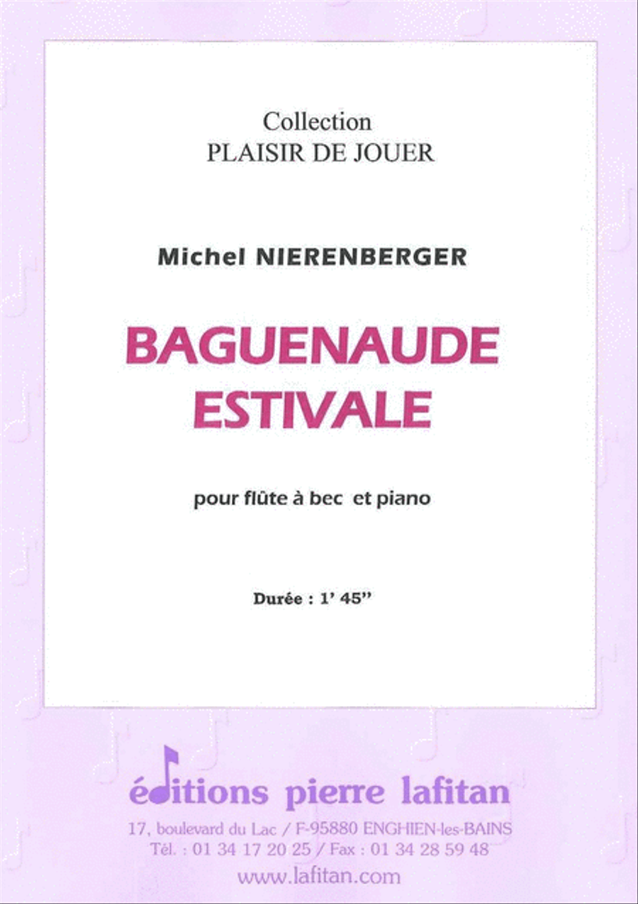 Baguenaude Estivale Recorder scores gallery preview page 1