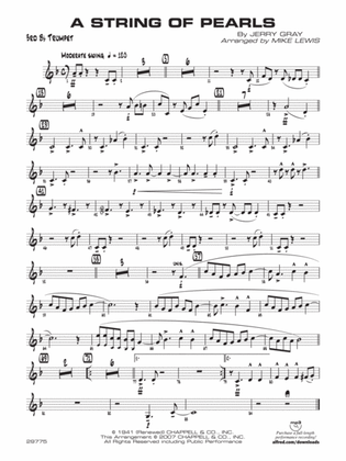 String of Pearls: 3rd B-flat Trumpet