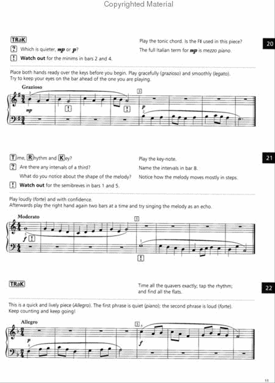 Right@Sight - Piano Grade 1 Piano Method scores gallery preview page 3