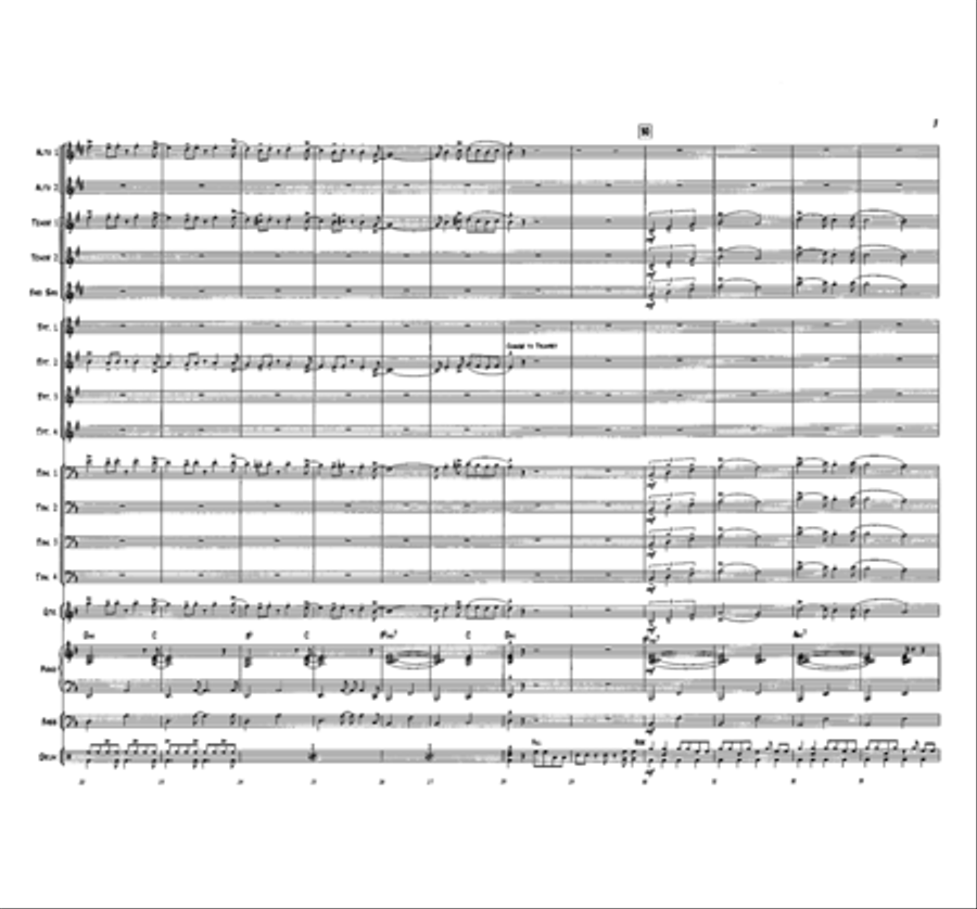 Night Flight to Rio Night Flight to Rio Jazz Ensemble scores gallery preview page 4
