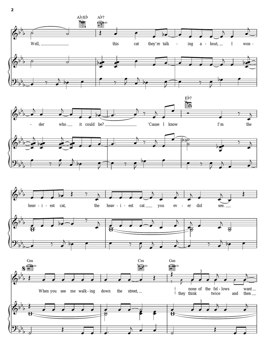 Cool Jerk Cool Jerk Piano, Vocal, Guitar scores gallery preview page 2