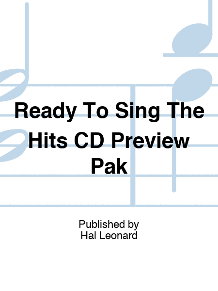 Ready To Sing The Hits CD Preview Pak