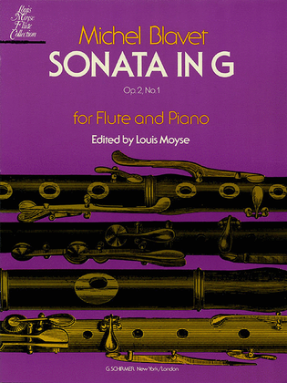 Book cover for Sonata in G Major, Op. 2, No. 1