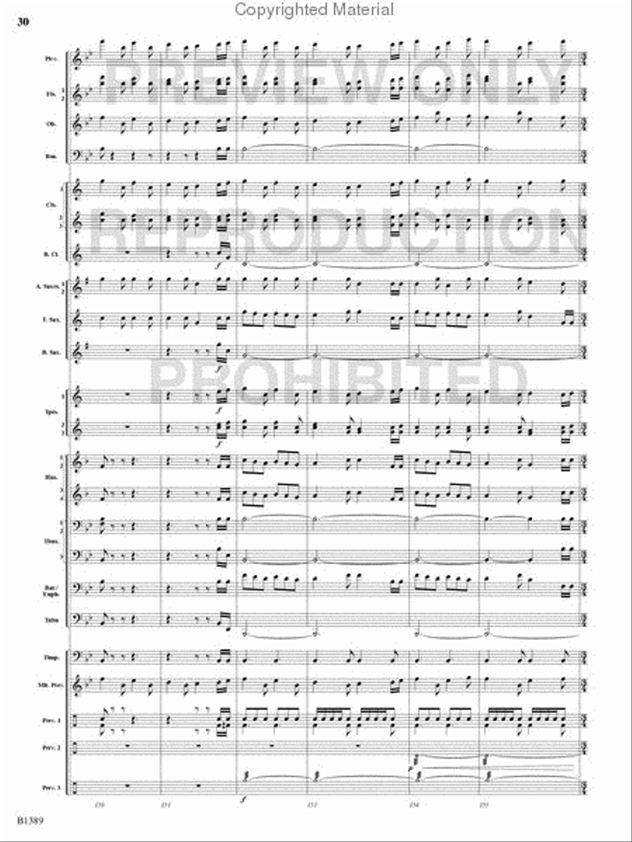 American Visions Concert Band scores gallery preview page 29