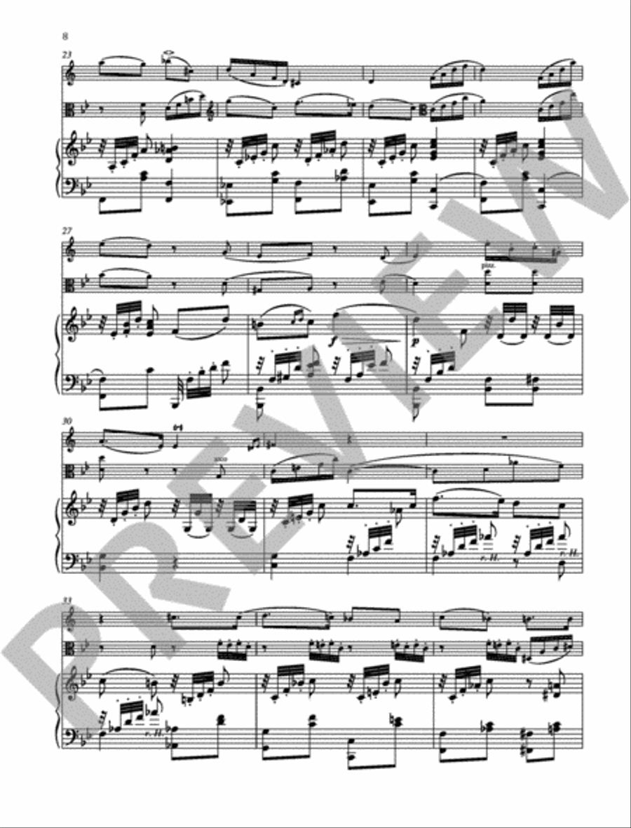 Fairy Tales, Op. 132 [Märchenerzählungen] Clarinet scores gallery preview page 4
