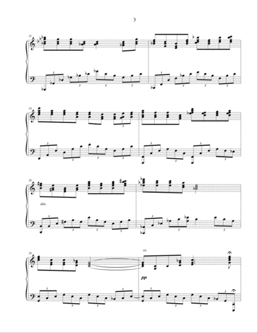 Pluto and Charon - piano solo Piano Solo scores gallery preview page 4