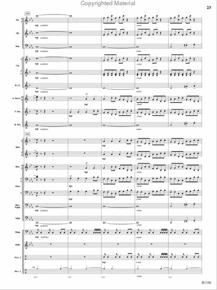 Raiders of the High Seas Concert Band scores gallery preview page 22