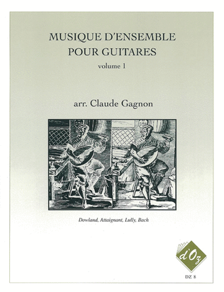 Book cover for Musique d'ensemble pour guitares, vol. 1