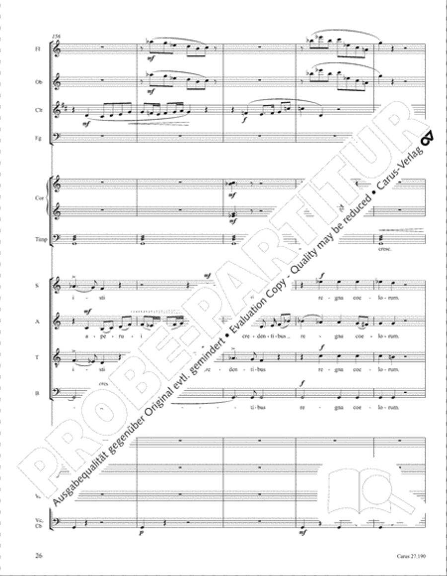 Te Deum 4-Part scores gallery preview page 33