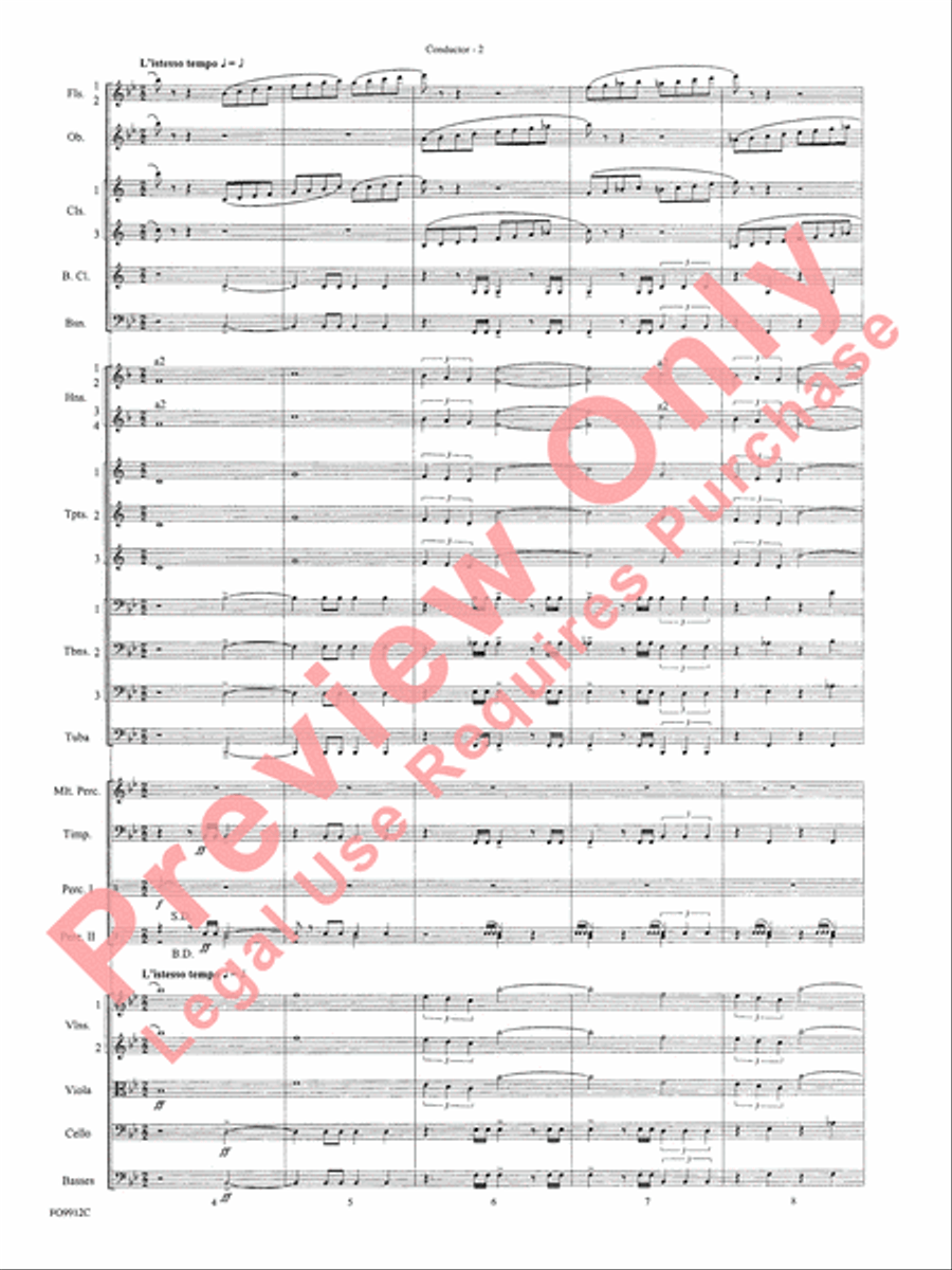 Selections from Star Wars: Episode I The Phantom Menace Full Orchestra scores gallery preview page 4