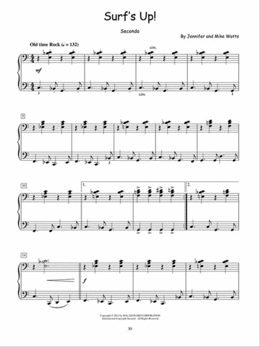 Blues, Jazz, Rock & Rags - Book 2 Piano Method scores gallery preview page 5