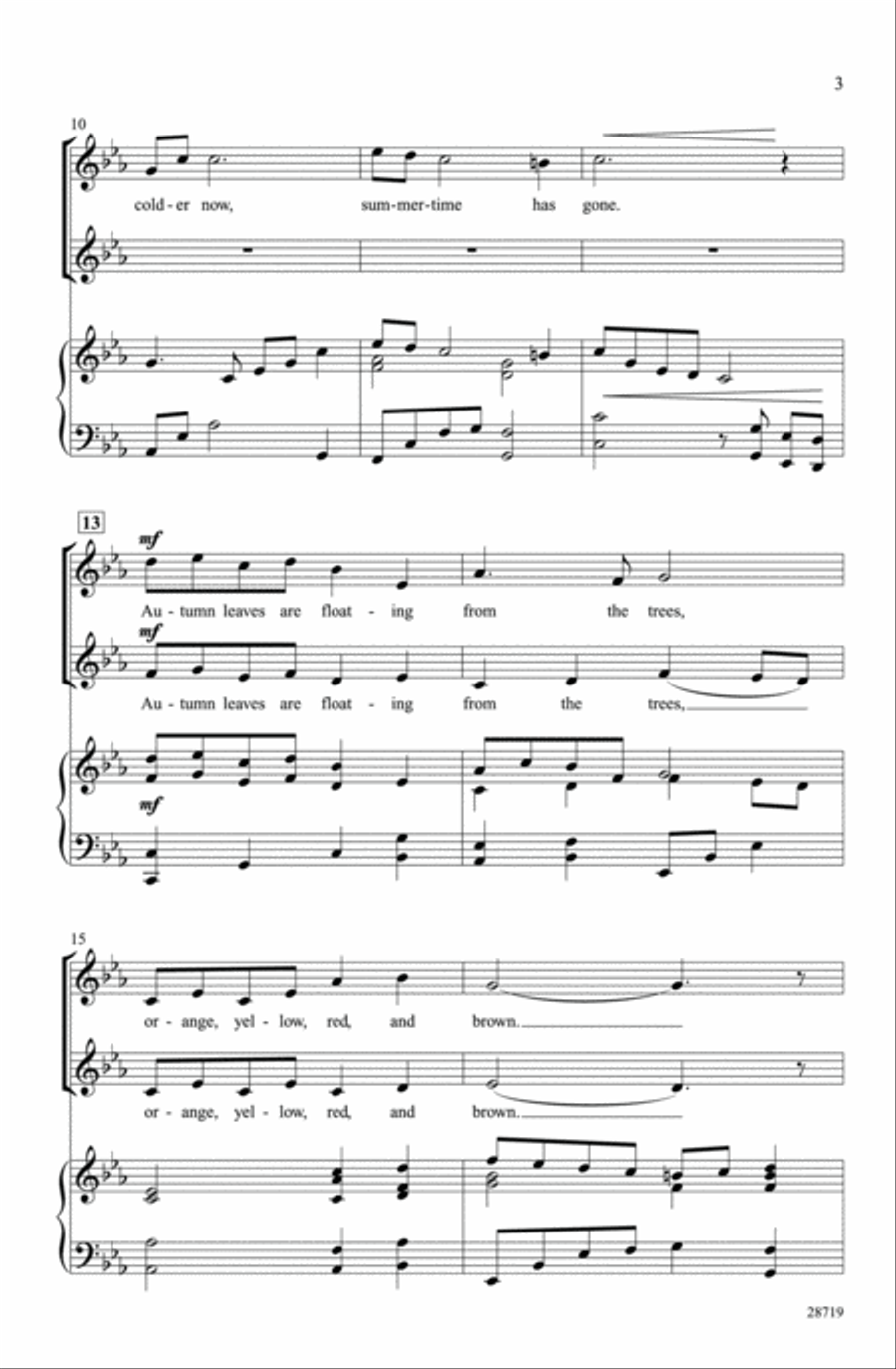 Autumn 2-Part scores gallery preview page 3