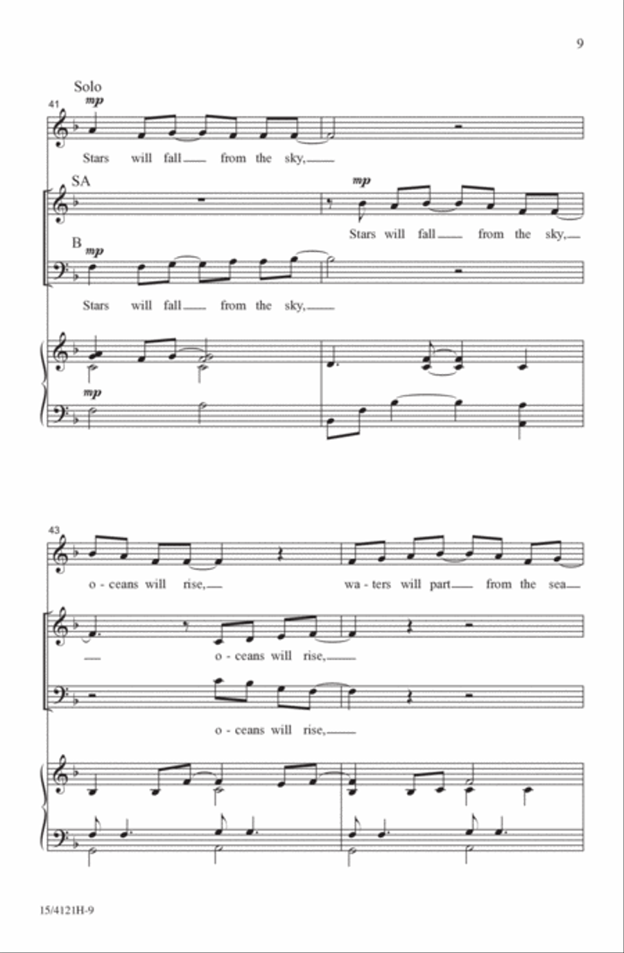 This Is Our Day Choir scores gallery preview page 9