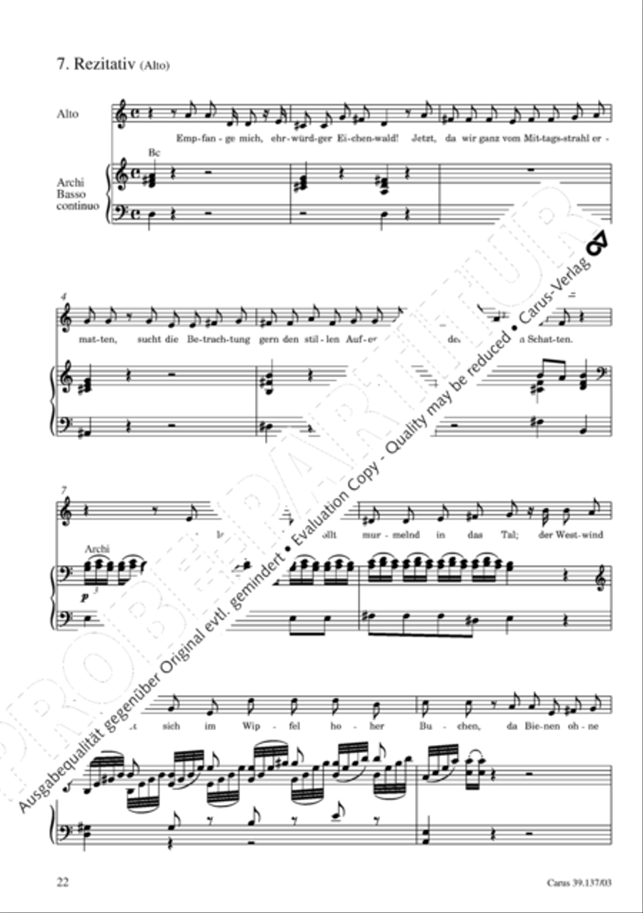 Die Tageszeiten 4-Part scores gallery preview page 23