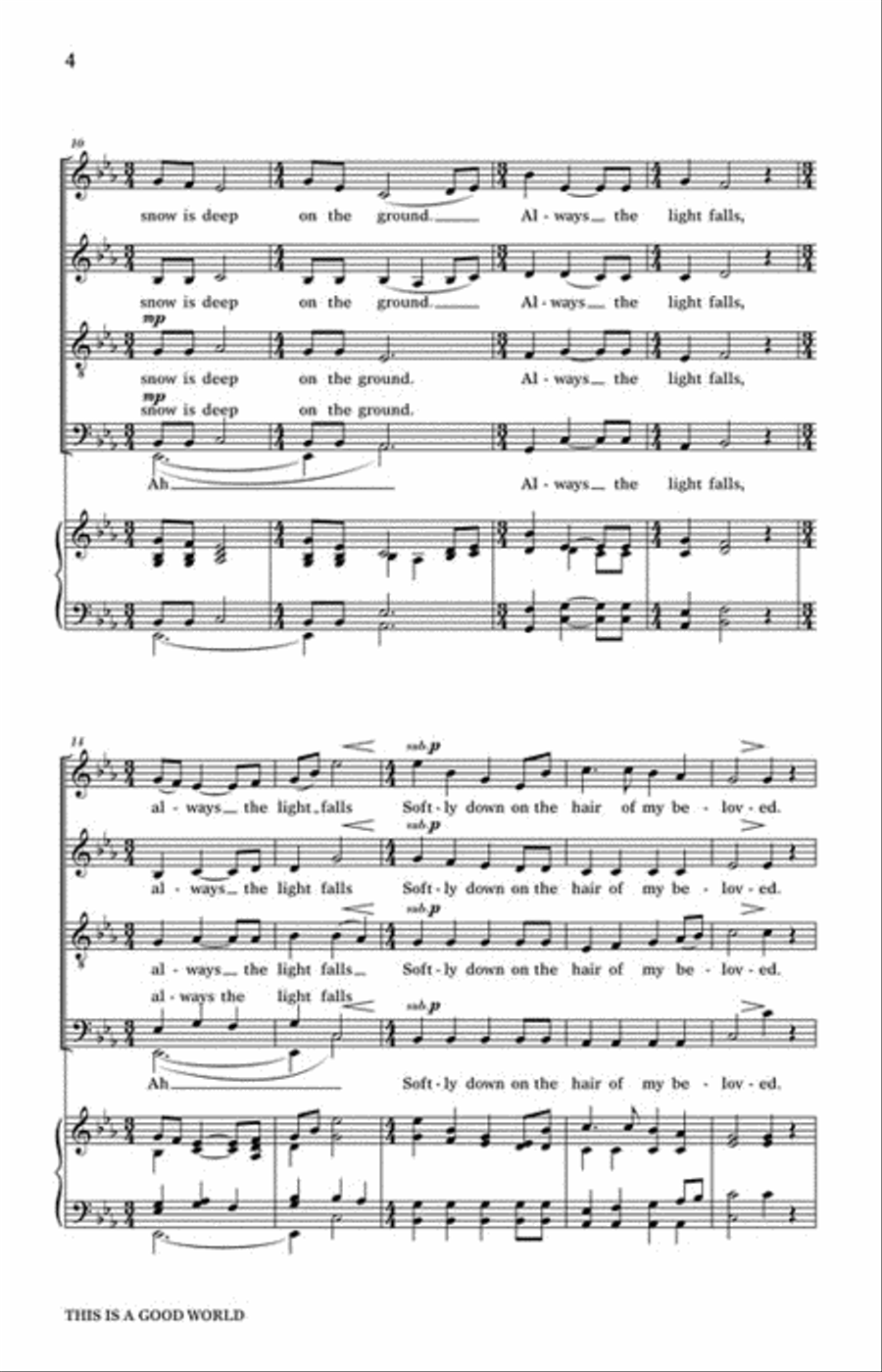 This Is a Good World This Is a Good World 4-Part scores gallery preview page 3
