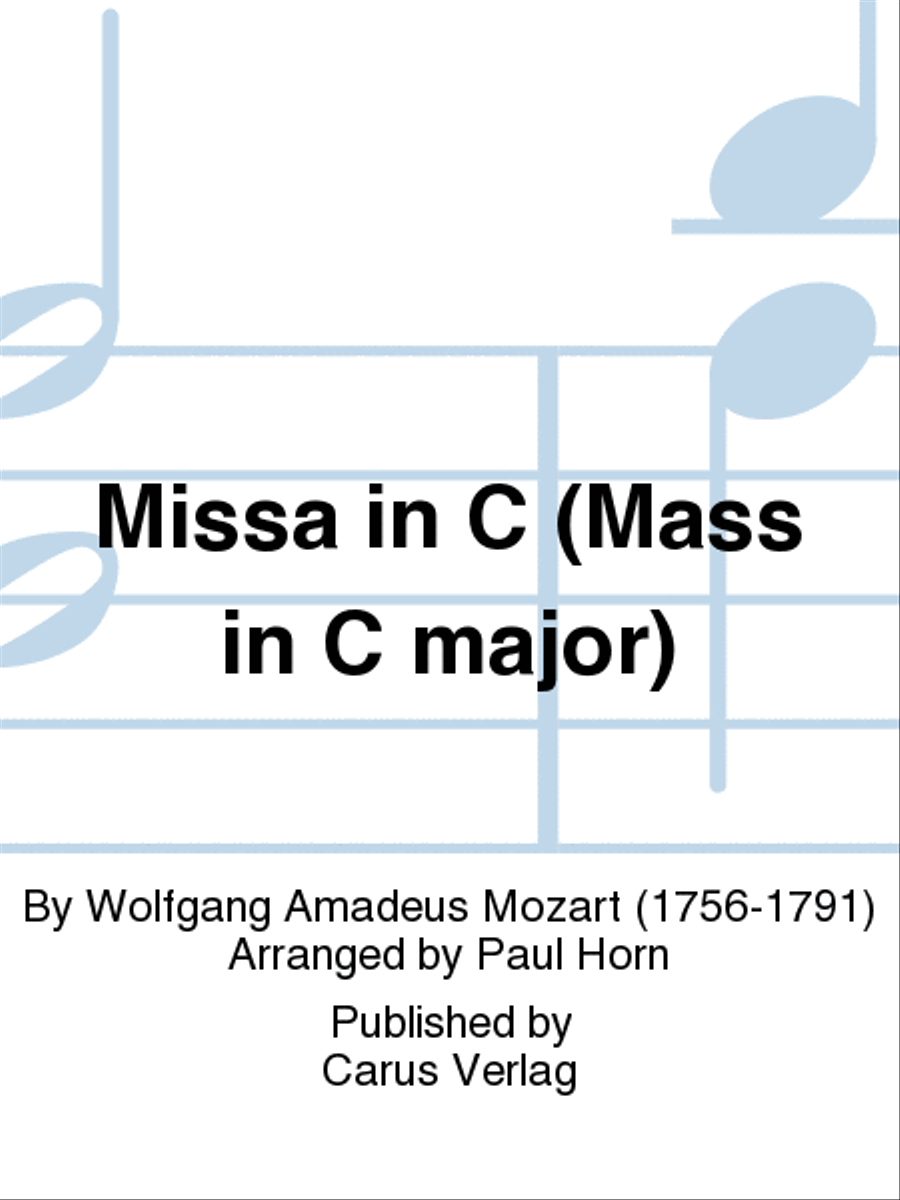 Mass in C (Missa in C) 4-Part scores gallery preview page 1
