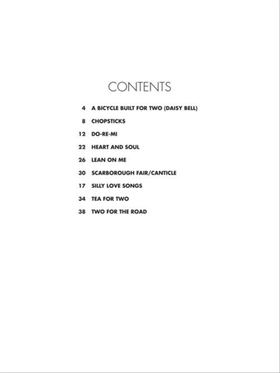 Classic Piano Duets Classic Piano Duets Piano Duet scores gallery preview page 4