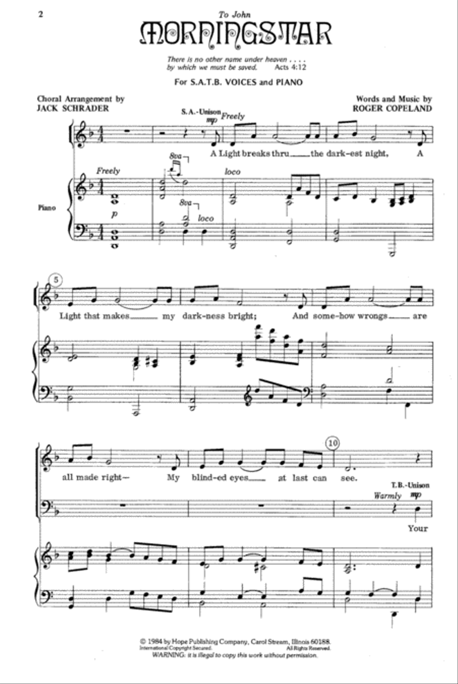 Morningstar 4-Part scores gallery preview page 2