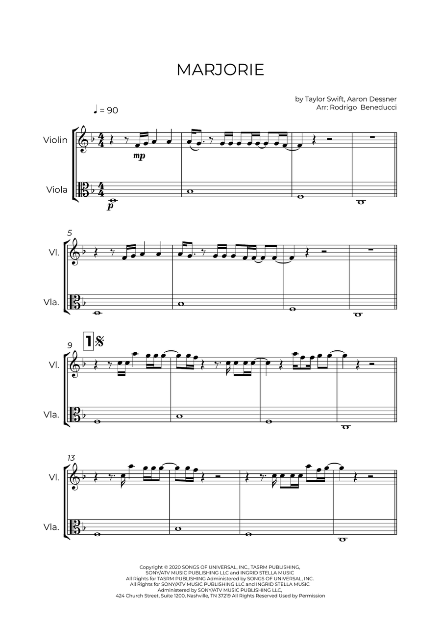 Marjorie String Duet scores gallery preview page 2