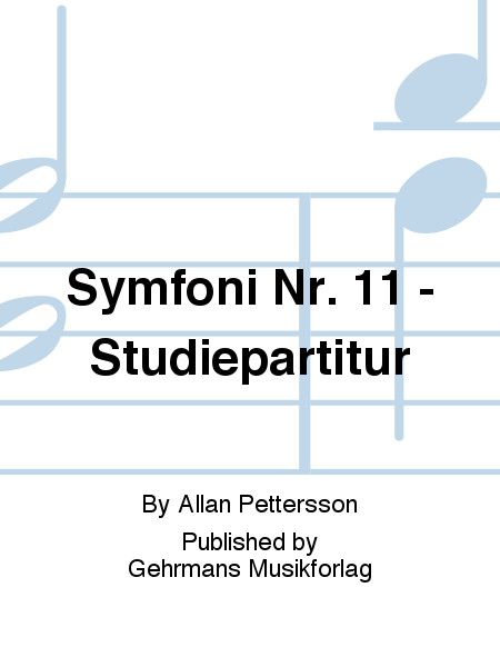 Symfoni Nr. 11 - Studiepartitur