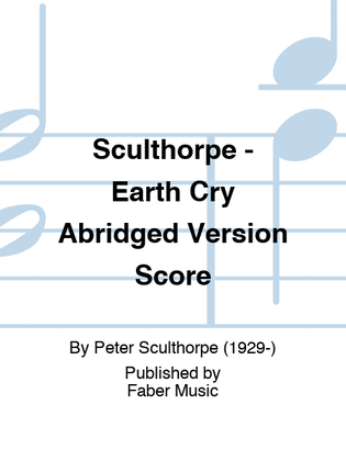 Sculthorpe - Earth Cry Abridged Version Score