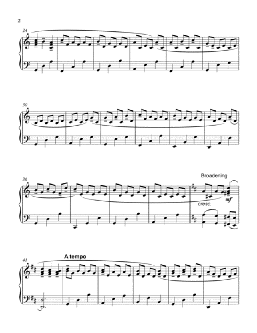 Annie's Song Piano Solo scores gallery preview page 2