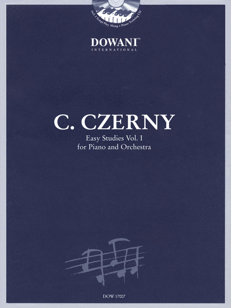 Czerny - Easy Studies: Volume 1 for Piano and Orchestra