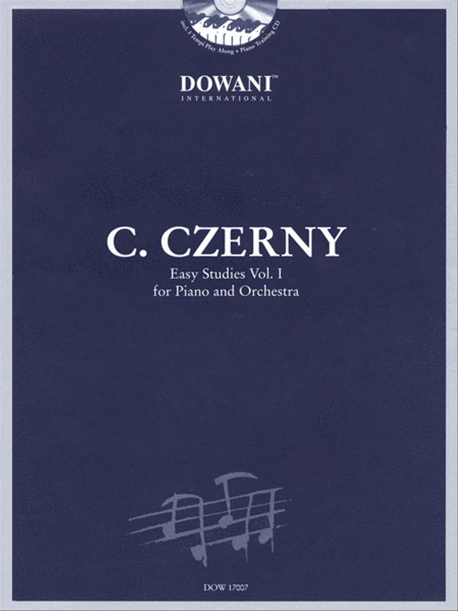 Czerny: Easy Studies - Volume 1 for Piano and Orchestra Piano Solo scores gallery preview page 1