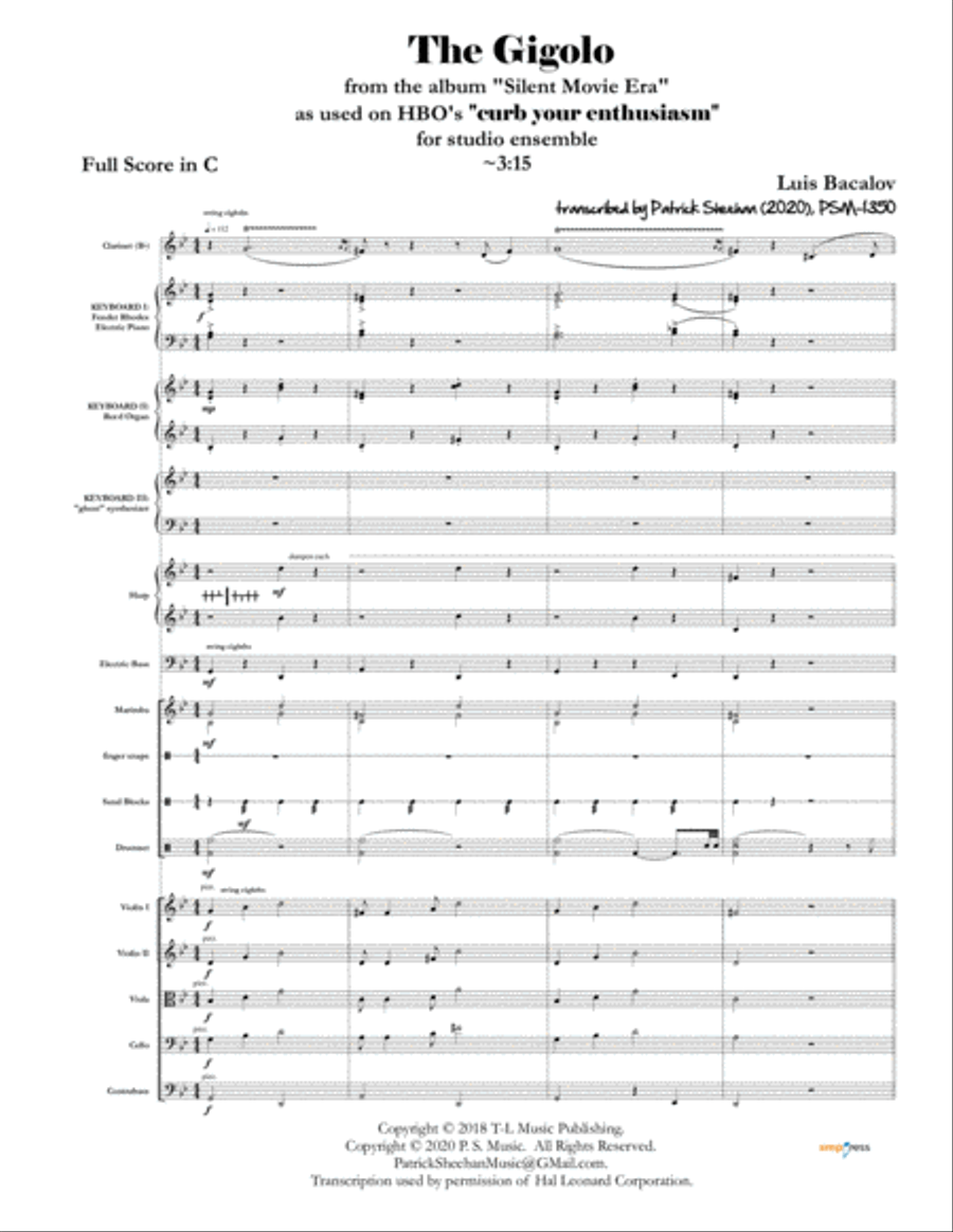 Eskimo Lumber Small Ensemble scores gallery preview page 1